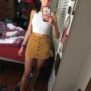 Urban outfitters BDG corduroy high-waisted skirt.